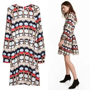 ❄️ H&M | Mod Inspired Geo Print Dress Size 6